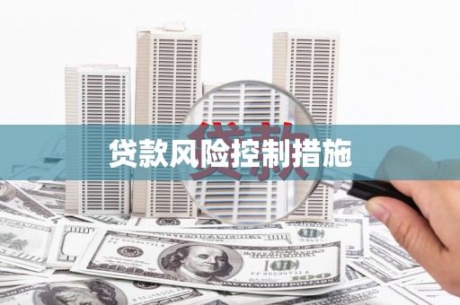 赣县贷款风险控制措施