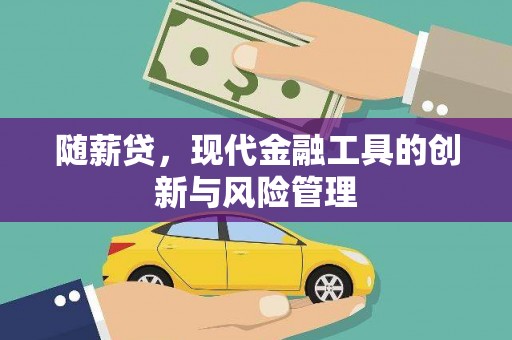 赣县随薪贷，现代金融工具的创新与风险管理
