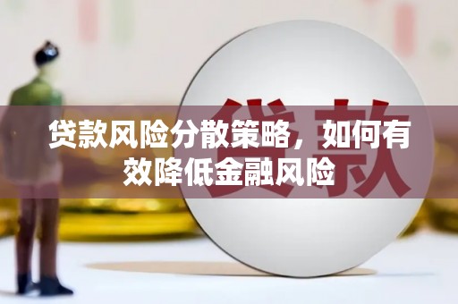 赣县贷款风险分散策略，如何有效降低金融风险