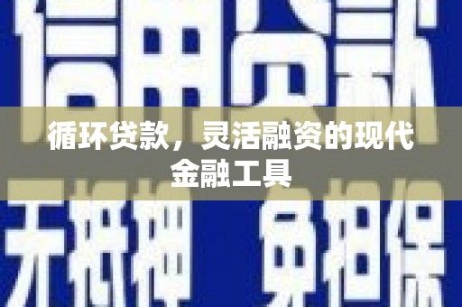 赣县循环贷款，灵活融资的现代金融工具