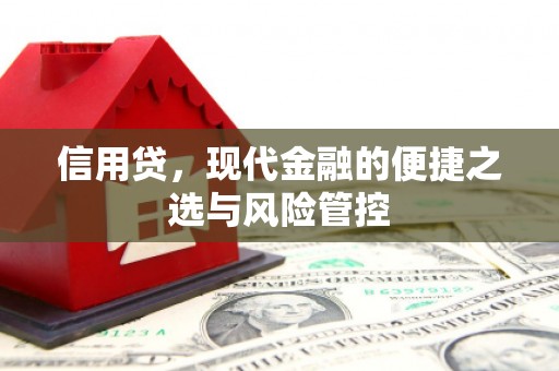 赣县信用贷，现代金融的便捷之选与风险管控
