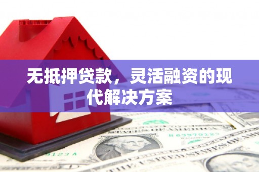 赣县无抵押贷款，灵活融资的现代解决方案