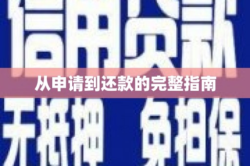 赣县从申请到还款的完整指南