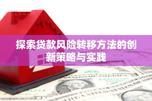 赣县探索贷款风险转移方法的创新策略与实践